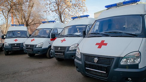 Новые автомобили скорой помощи отправились в территории области